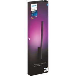 Aplica LED Smart PHILIPS Hue Liane, 12.2W, 850lm, Wi-Fi, negru mat