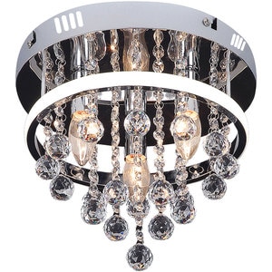 Plafoniera RABALUX Pallas, 20W, E14, IP20, Argintiu