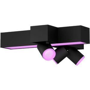 Plafoniera LED RGB PHILIPS HUE 8718696176023, 25W, 2810lm, Wi-Fi, Negru