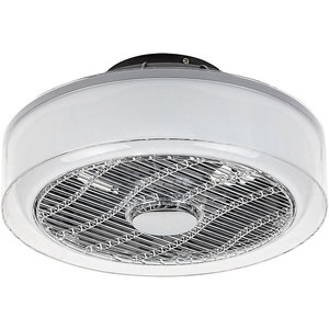 Plafoniera cu ventilator RABALUX Dalfon, 30W, LED, IP20, telecomanda, Gri