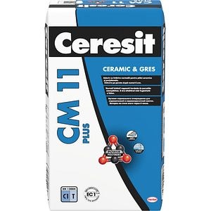Adeziv pentru gresie si faianta, gri, 25 kg  Henkel Ceresit CM 11 plus