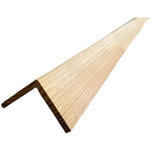 Coltar exterior PRO MOBILA L, lemn rasinoase, 2.4 m, 48 x 6 mm, natur