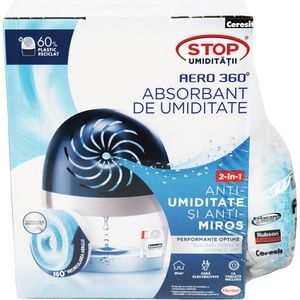 Pachet absorbant umiditate CERESIT Aero 360, 450 g + Rezerva, 450 g
