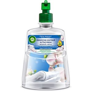 Rezerva odorizant de camera automat fara aerosoli Air Wick, Asternuturi Proaspete si Orhidee Alba, 228 ml