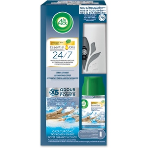 Kit odorizant de camera automat AIR WICK, Oaza turcoaz, 250 ml
