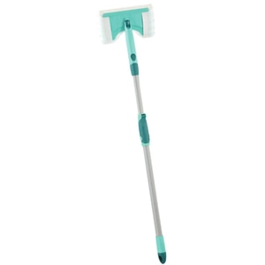 Spalator baie cu maner telescopic LEIFHEIT FlexiPad, turcoaz