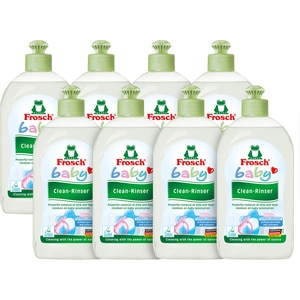 Pachet detergent vase si biberoane FROSCH Baby, 8 x 500ml