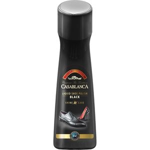 Solutie lichida pantofi CASABLANCA Shine & Care, negru, 75 ml