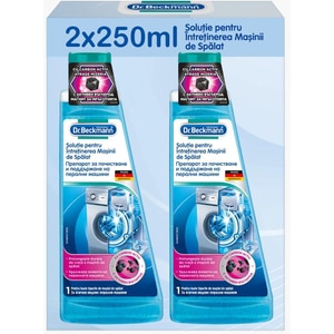 Solutie pentru curatarea masinii de spalat DR. BECKMANN, 2 x 250ml