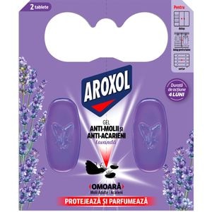 Gel anti-molii si anti-acarieni AROXOL, Lavanda, 2 buc