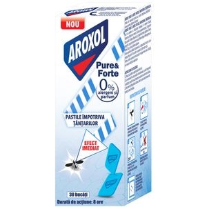 Rezerva pastile impotriva tantarilor AROXOL Pure & Forte, 30 buc