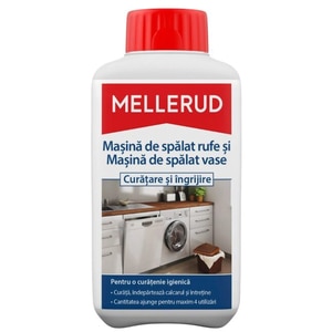 Solutie de curatare masina de spalat vase si rufe MELLERUD, 500ml