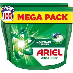 Detergent capsule ARIEL Allin1 PODS Mountain Spring, 100 spalari