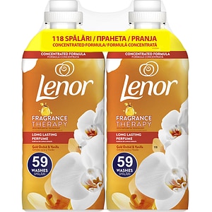 Balsam de rufe LENOR Gold Orchid & Vanilla, 2 x 1.239 l, 118 spalari