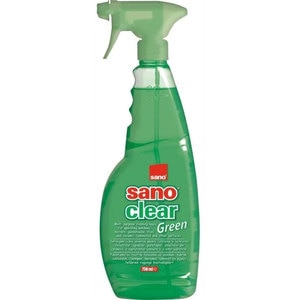 Solutie de curatat geamuri SANO Clear Green Trigger, 750 ml