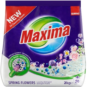 Detergent automat SANO Maxima Spring Flowers, 2 kg, 20 spalari