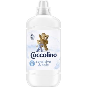 Balsam de rufe COCCOLINO Sensitive & Soft, 1.45 l, 58 spalari