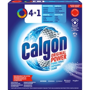 Pudra anticalcar pentru masina de spalat CALGON 4in1, 500 g, 10 spalari