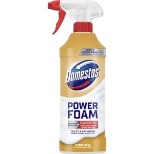 Solutie de curatare baie DOMESTOS Power Foam Spray, Citrus Blast, 435 ml