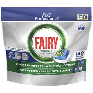 Detergent pentru masina de spalat vase FAIRY Professional Original, 140 capsule
