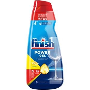 Detergent pentru masina de spalat vase FINISH Max Power Gel, Lemon, 900 ml