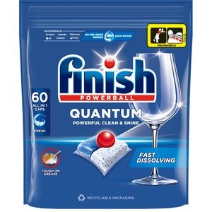 Detergent pentru masina de spalat vase FINISH Quantum, 60 tablete