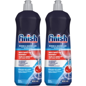 Solutie de clatire pentru masina de spalat vase FINISH, 2 x 800ml