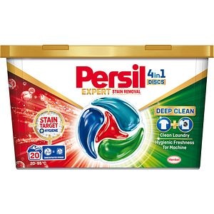 Detergent capsule PERSIL Discs Expert Stain Removal, 20 spalari