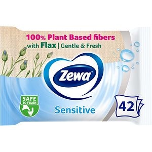 Hartie igienica umeda ZEWA Sensitive, 42 buc