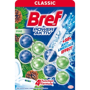 Odorizant toaleta BREF Power Aktiv Pine Forest, 2 x 50g