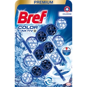 Odorizant toaleta BREF Color Water Chlorine, 3 x 50g