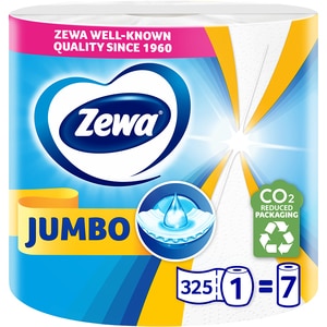 Prosoape de hartie Zewa Jumbo, 2 straturi, 1 rola, 325 foi