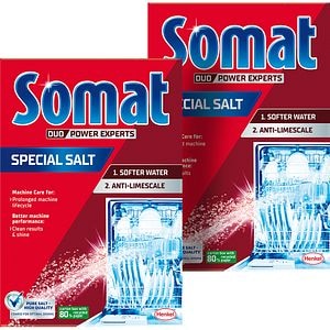 Sare dedurizanta pentru masina de spalat vase SOMAT, 2 x 1.5kg