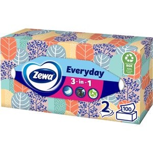 Servetele faciale ZEWA Everyday, 2 straturi, 100 buc