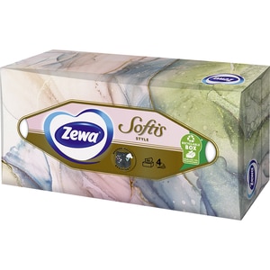 Servetele faciale ZEWA Softis Style, 4 straturi, 80 bucati