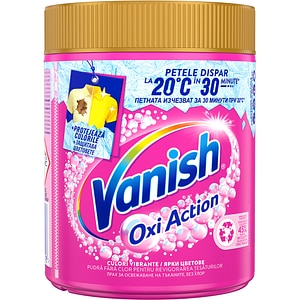 Pudra pentru indepartarea petelor VANISH Oxi Action, haine colorate, 470g