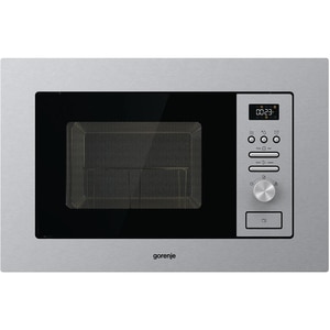 Cuptor cu microunde incorporabil GORENJE BM201AG1X, 20l, 800 W, grill, inox