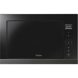 Cuptor cu microunde incorporabil HAIER HOR38G5FT, 28l, 900W, Grill, negru