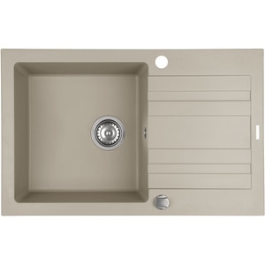 Chiuveta bucatarie PYRAMIS Altexia Buster 79, 1 cuva, picurator reversibil, compozit granit, bej