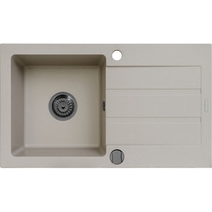 Chiuveta bucatarie PYRAMIS Altexia 79, 1 cuva, picurator reversibil, compozit granit, bej