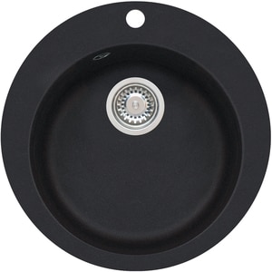 Chiuveta bucatarie ALVEUS Boogie 10 G91, 1 cuva, compozit granit, negru