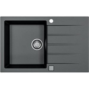 Chiuveta bucatarie ALVEUS Cadit 20 G91, 1 cuva, picurator reversibil, compozit granit, negru