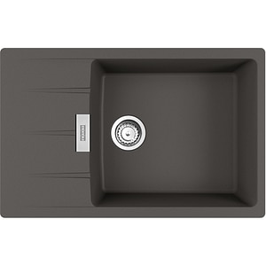 Chiuveta bucatarie FRANKE Centro CNG 611-78 XL, 1 cuva, picurator reversibil, granit, gri antracit