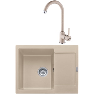 Pachet chiuveta FRANKE MRG 611-62, 1 cuva, picurator reversibil, compozit granit + baterie Pola, avena
