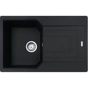 Chiuveta bucatarie FRANKE Urban UBG 611-78, 1 cuva, picurator reversibil, granit, negru mat