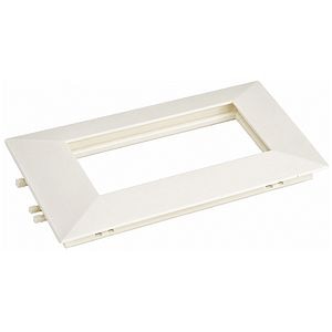 Rama si suport canal cablu VISION, plastic, 45 x 45mm, 3 module, alb