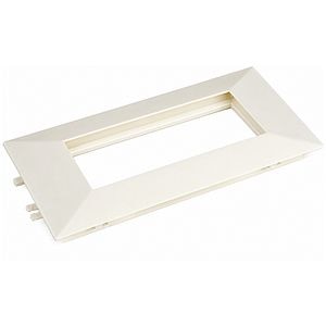 Rama si suport canal cablu VISION, plastic, 45 x 45mm, 4 module, alb