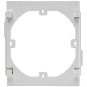 Suport priza canal cablu VISION, plastic 80 x 80mm, 1 modul, alb