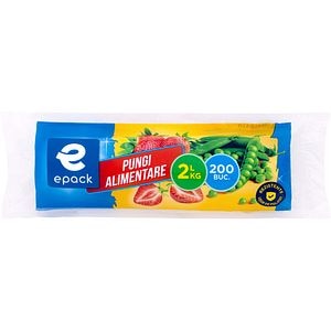 Pungi alimentare EPACK, 2l, 200 bucati