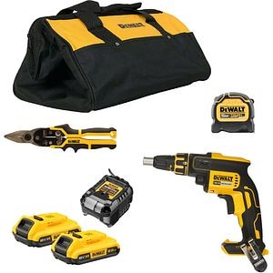 Set masina gaurit rigips si unelte de mana DEWALT, 18V, 4400RPM, 30Nm